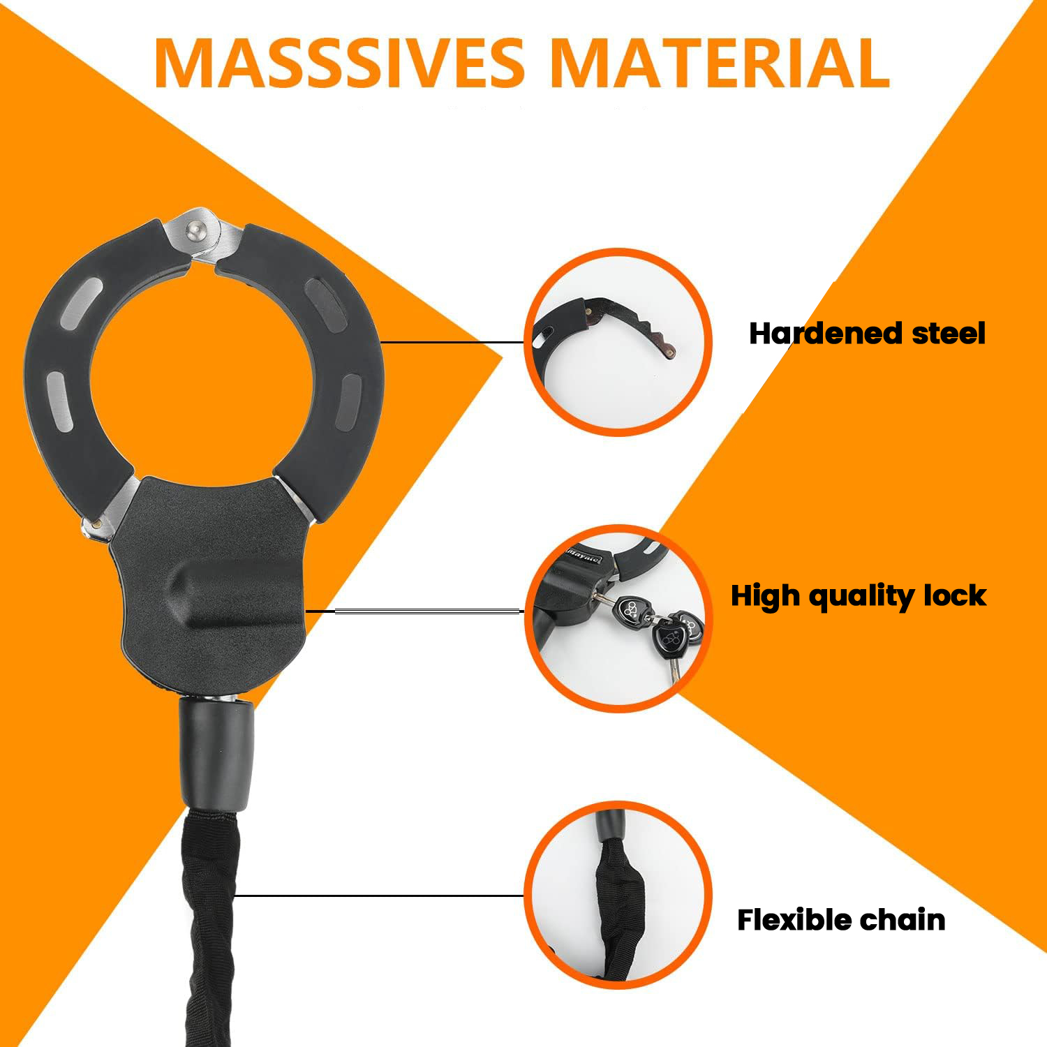 Enroslu Chain Lock for Scooters and Bikes photo 6