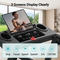 thumbnail image 5 of ‎CURSOR FITNESS Folding Treadmill with Incline for Home, 3.0HP Motor, 265 lbs Capacity, Black, 5 of 9