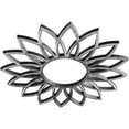 thumbnail image 2 of 26"OD x 9"ID x 3/4"P Daisy Architectural Grade PVC Pierced Ceiling Medallion, Antiqued Silver, 2 of 10