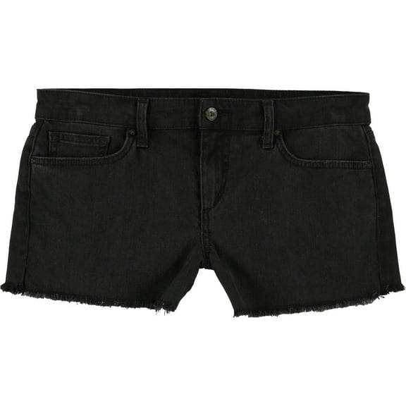 Joe's Womens Cut off Casual Denim Shorts, Black, 29