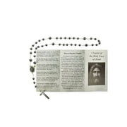 MCVAN Chaplet of The Holy Face Catholic Hematite Prayer Beads