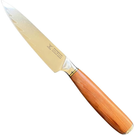 5-Inch Utility Knife, 67-Layer Damascus Steel Blade, Razor Sharp Kitchen Knife for Precision Cutting, Tuoda Series