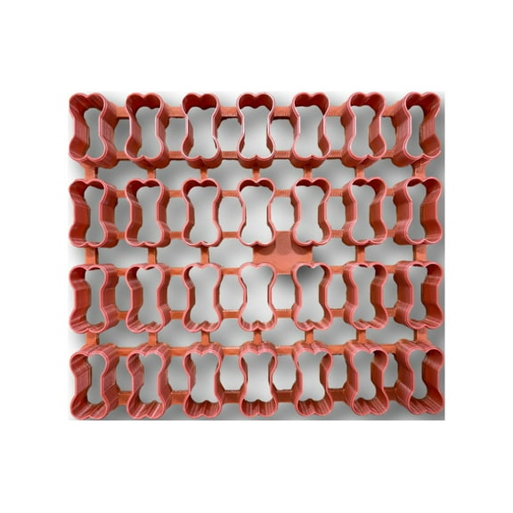 Dog Bone Multicutter (1" x 28 bones)- Fast Shipping - Sharp Edges - Exceptional Quality