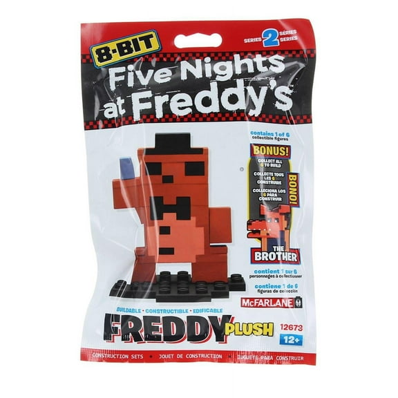 Five Nights at Freddy's 8-Bit Buildable Figure: Plush Freddy