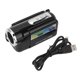 thumbnail image 1 of 16MP 1080P HD Video Camera, 16X Digital Zoom, USB, Digital Video Recorder with 2 Inch Rotating Screen, for Travel, Black, 1 of 4