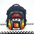 thumbnail image 2 of Car Cartoon Red Racing Bag 3D Pocket Backpack Mini Black Racing Backpack, 2 of 5