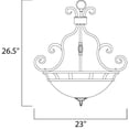 thumbnail image 2 of Maxim Lighting - Three Light Pendant - Invert Bowl Pendant - Manor-Three Light, 2 of 2