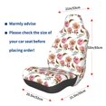 thumbnail image 3 of Fotbe Rose Flowers Funda para Asiento de Auto con Estampado – Impermeable y Antisudor – Ajuste Universal, Lavable a Máquina, Antideslizante (1 Pieza), 3 of 5