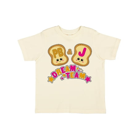 

Inktastic Dream Team Peanut Butter and Jelly Gift Toddler Boy or Toddler Girl T-Shirt