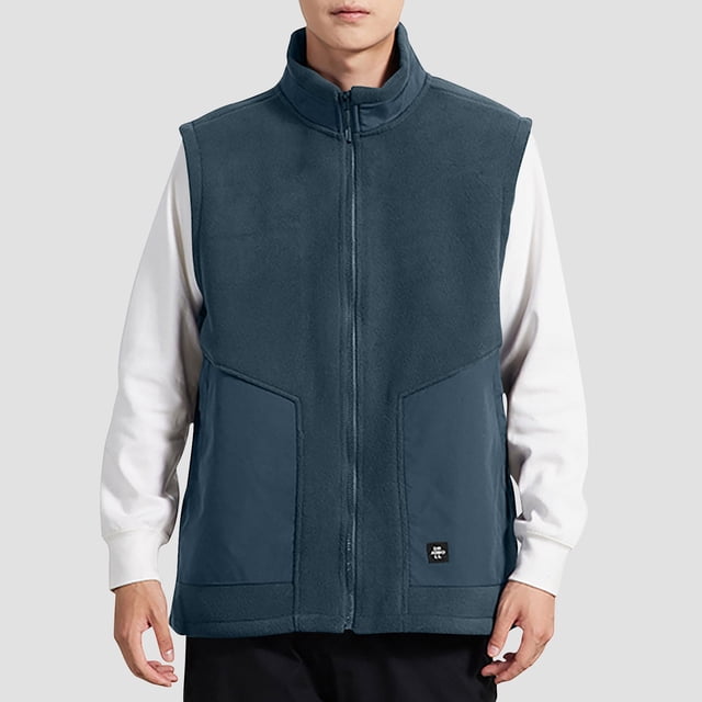 Pisexur Jackets for Men Work Jacket Standing Collar Multiple Pockets Outdoor Photography/Sports Jacket Coat Gray,M