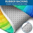 thumbnail image 4 of Colorful Tie Dye Wave Pattern Bathroom Rugs Sets 3 Piece,Toilet Cover Set,Absorbent Non Slip Bathroom Mats Sets with U-Shaped Contour Rug Toilet Rug Set, 4 of 5