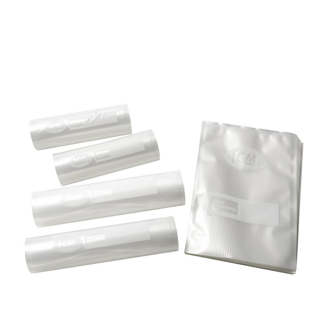 LEM Produits MaxVac Pack Combo de Sacs et Rouleaux pour Scelleuse sous Vide, Compatible avec les Grandes Marques de Scelleuses sous Vide