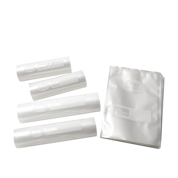 LEM Products MaxVac Combo Pack of Vacuum Sealer Bags and Rolls, Compatible with Major Vacuum Sealer Brands
