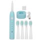 thumbnail image 1 of Cepillo de dientes eléctrico USB recargable para adultos, impermeable, ultrasónico, automático, azul, 1 of 10