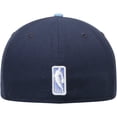 thumbnail image 4 of Men's New Era Navy/Light Blue Memphis Grizzlies Official Team Color 2Tone 59FIFTY Fitted Hat, 4 of 6