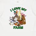 thumbnail image 4 of Inktastic I Love My Farm with Happy Farm Animals Boys or Girls Baby T-Shirt, 4 of 5