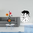 thumbnail image 2 of Soporte Para Toallas De Papel Con Forma De Gato, Con Reloj Colgante Silencioso Y Mecanismo Antideslizante. Ideal Para Sala De Estar, Comedor, Escuela, Casa De Campo O Cualquier Otro Hogar., 2 of 8