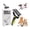 Green, variant on 3-in-1 Pet Grooming Brush for Dogs & Cats – Removes Loose Hair, Mats & Undercoat, Safe Deshedding Tool for Long & Short Hair (Green)
