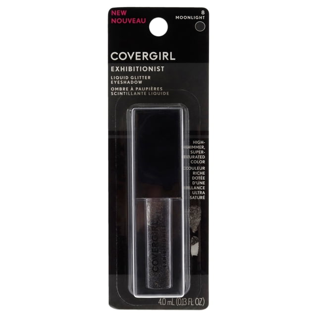 CoverGirl Sombra Sombra de ojos con purpurina líquida exhibicionista - 8 Moonlight 0.13 oz Covergirl Sombra 0.13 oz