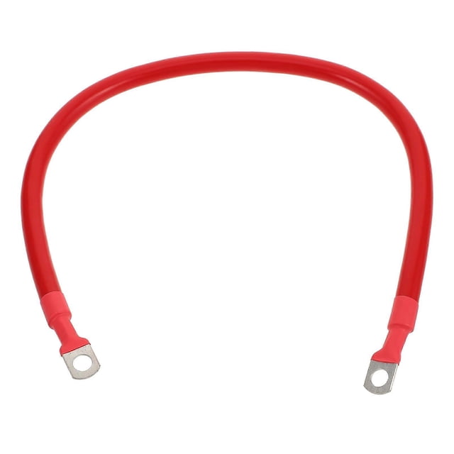 4AWG Battery Cable Pure Copper Red Ground Wire Connection For Emergency 50cm 1Pack