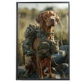 thumbnail image 2 of Vizsla Wall Art Soilder Dog Posters - Vizsla Dog Canvas Wall Art For Bedroom Decor - Gifts For Men - Gifts For Men, 2 of 6