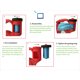 thumbnail image 4 of Cuerda De Tracción Para Mascotas, Deslizador De Perro Iluminado, Correa De Retractor Automático Con Bolsa De Basura, Suministros Para Mascotas, Suministros De Cuero Sólido Guardurnaity PT001386-03, 4 of 6