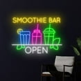 thumbnail image 2 of Handmadetneonsign Smoothie Bar Open Neon Sign, Smoothie Fruit Wall Art Decor, Drink Store Wall Decor, 2 of 5