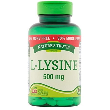 3 Pack - L-lysine 500mg Bonus Tablets, 130 ea