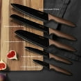 thumbnail image 3 of Juego de cuchillos de cocina Hecef 5 piezas acero inoxidable ultra afilados, 3 of 11