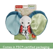 Fisher-Price Planet Friends All Ears Lovey Baby Sensory Toy, Plush Elephant for Newborns