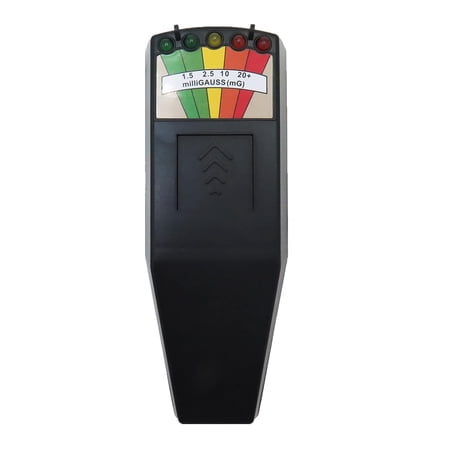 Ghost Hunting Paranormal Equipment Handheld 5 LED EMF Meter Magnetic Field Detector 0-20mG 50/60Hz for Indoor & Outdoor EMF Inspections