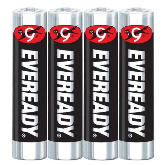 Eveready Super Heavy Duty Batteries, AAA, 4-Count
