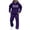 Purple@GC@, variant on CONZONE Mens Sweatsuit 2 Peice Set Casual Track Suit for Men Letter Graphic Y2K Long Sleeve Hoodies Sweatpants Cozy Fall Winter Athletic Jogging Outfits