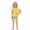 Yellow, variant on Toddler Girl Clothes 2 Piece Summer Vacation Outfits Ruffle Hem Short Sleeve T Shirts and Floral Capri Pant Yellow