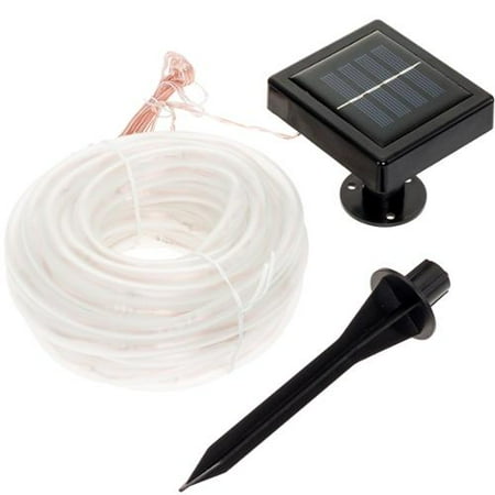 GREENLIGHTING NEW 32 Foot Solar Rope String Holiday Lights w/ 100 Blue LED s - Walmart.com