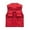 Red, variant on Puffer vest Men's Leisure Outdoor Multi Pocket Multi Function Travel Mesh Cargo Vest
