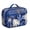 Blue-42, variant on Insulated Lunch Tote With Leafy Palm Inspired Print, Lightweight Durable Lunch Box Bag, Perfect For Hawaiian, Botanical, And Jungle Leaves Lovers