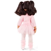 Gotz Hannah at The Ballet - 19.5 Asian Poseable Doll with Extra Outfit (Denim Overalls, Shirt & Sandals) and Long Black Hair to Wash & Style