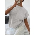 thumbnail image 3 of PRETTYGARDEN Women's Spring Sweater Vest Trendy Flower Knit Short Sleeve Cute Pullover Tank Tops Summer Fashion Clothing, 3 of 10