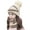 Beige, variant on SPRING PARK 3Pcs Lined Womens Beanie Knit Hat, Winter Scarf Face cover Set,Girls Warm Hat Earmuffs Cap