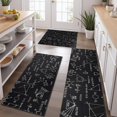 thumbnail image 2 of Math Equations Chemistry Symbols Black Pattern Kitchen Rugs Sets Of 3,Kitchen Runner Rugs Non Skid Washable,Decorative Kitchen Floor Mats for Kitchen,Sink,Laundry,17"x30"+ 17"x47" + 17"x59", 2 of 6