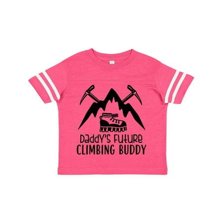 

Inktastic Daddy Future Climbing Buddy Gift Toddler Boy or Toddler Girl T-Shirt