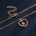 thumbnail image 4 of Fashion Women Gift 26 English Letter Name Chain Pendant Necklaces Jewelry For Girlfriend Wife R, 4 of 7