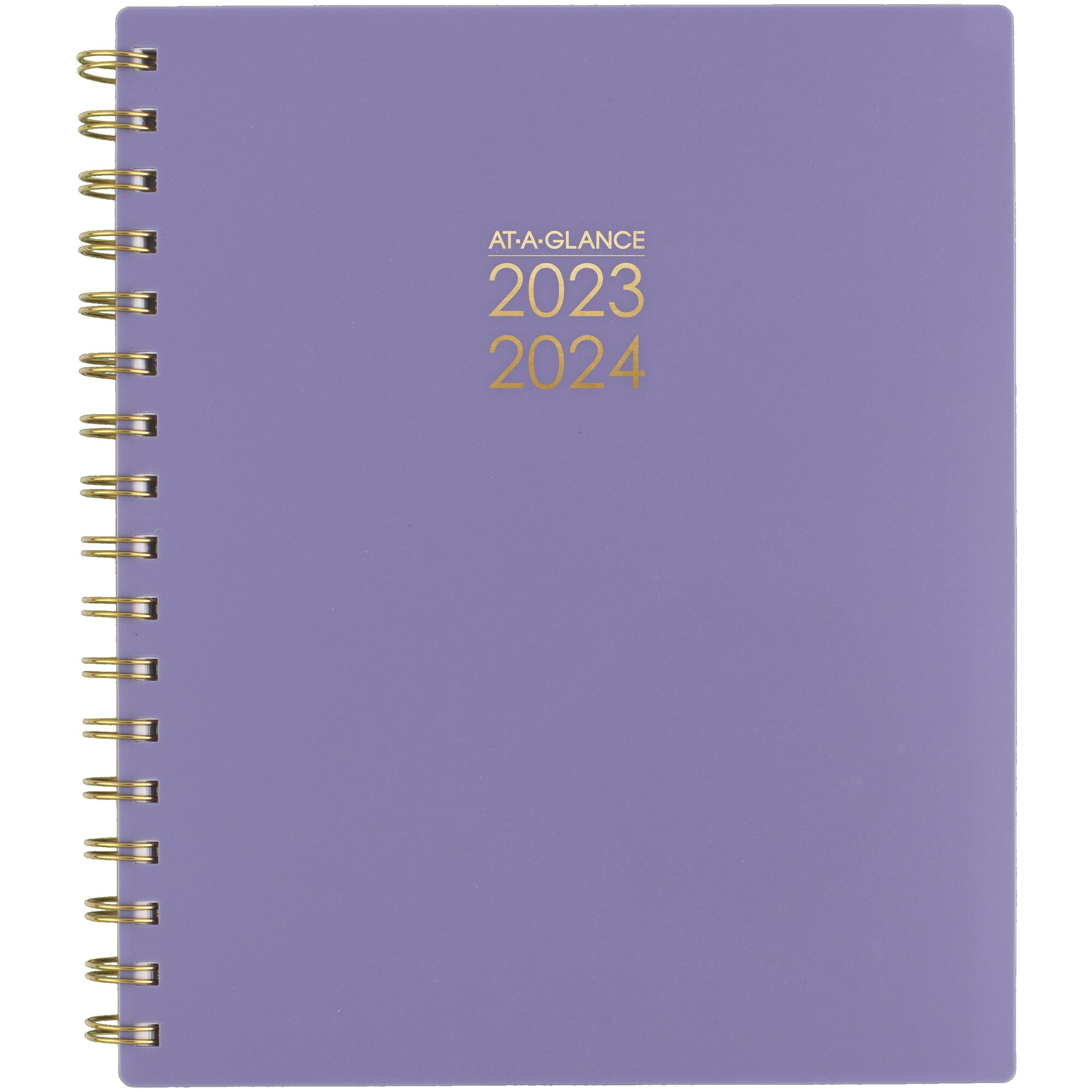 ATAGLANCE Harmony Academic 20232024 Weekly Monthly Planner Lavender Medium 7