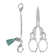 thumbnail image 2 of Ergonomic Sewing Cutting Shears, Vintage Embroidery Crafting Metal Scissors with Soft Handles and Fine Workmanship for Needlework Artwork, Embroidery Scissors with Stainless, 2 of 7