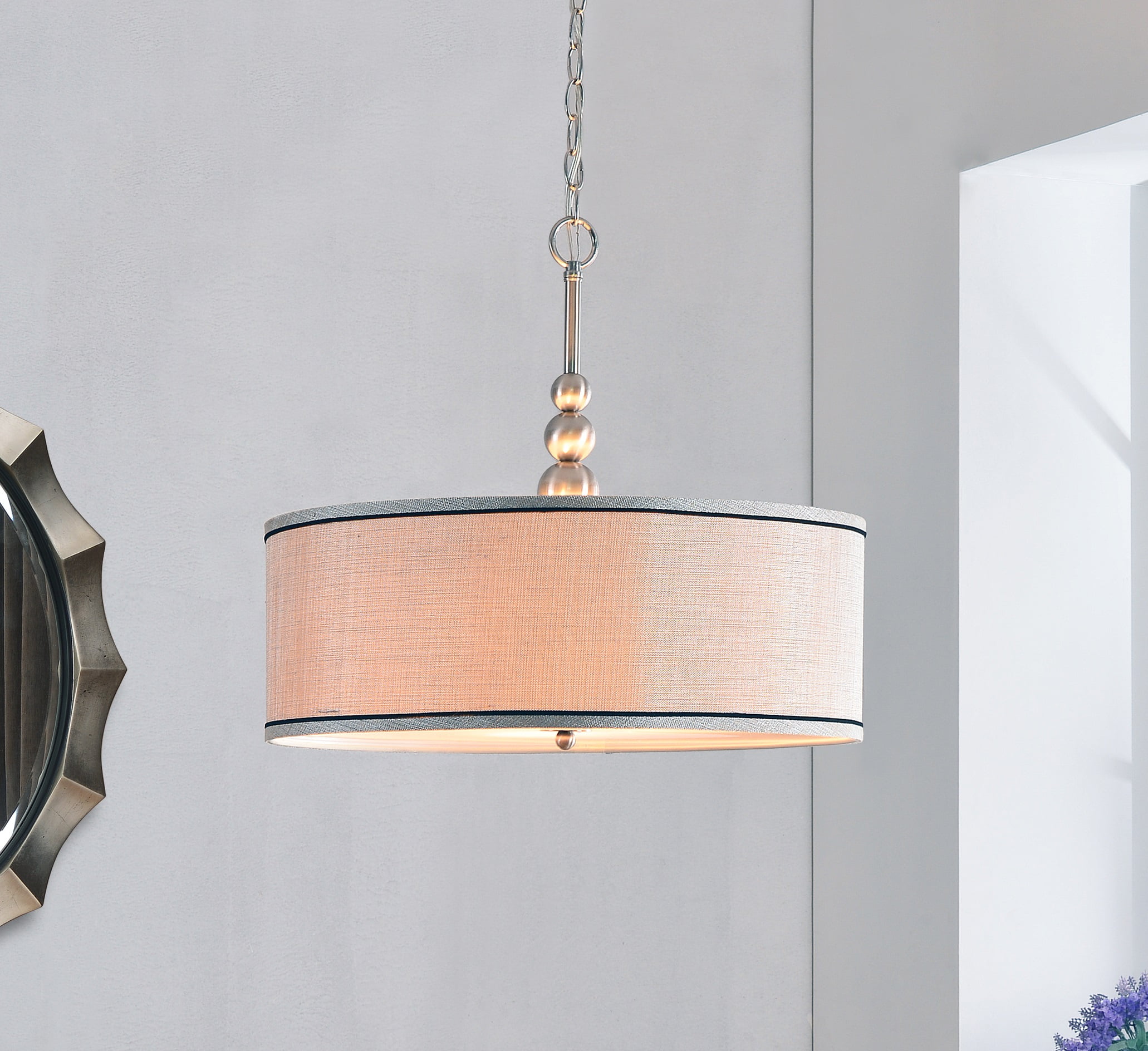 Kenroy Home 91640bs Margot 3 Light Pendant 22w In Silver Finish Kenroy Home 91640bs Margot 3 Light Pendant 22w In Silver Finish Com