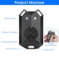 thumbnail image 2 of Imountek 2Pcs Under Hood Ultrasonic Rodent Repellent, Car Mouse Blocker with Strobe Light 3 Power Supplies for Vehicle Indoor, Black, 2 of 14