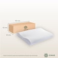 thumbnail image 4 of Almohada de Memory Foam Zinus Ergonómica Espuma Viscoelástica de Alta Densidad Diseño Contorneado, 4 of 10