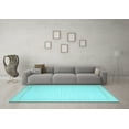 thumbnail image 3 of Ahgly Company Indoor Rectangle Abstract Light Blue Contemporary Area Rugs, 7' x 9', 3 of 4