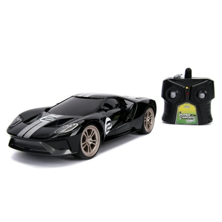 Jada Toys - Big Time Muscle 1:16 Scale RC, 2017 Fod GT - Glossy Black
